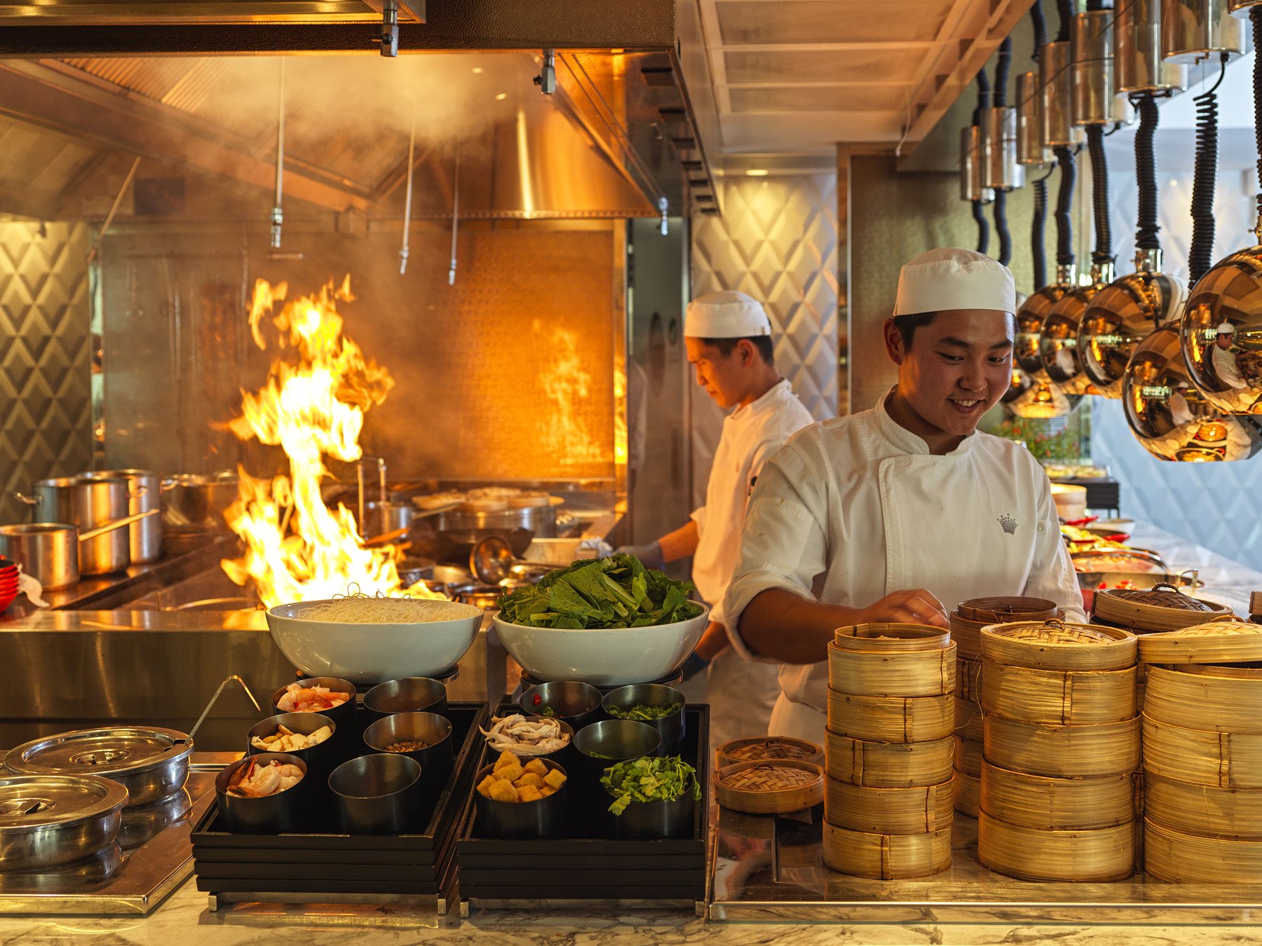 Epicurean chefs cooking